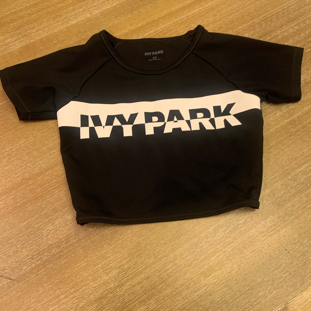 Ivy Park Jet Black Sports Top